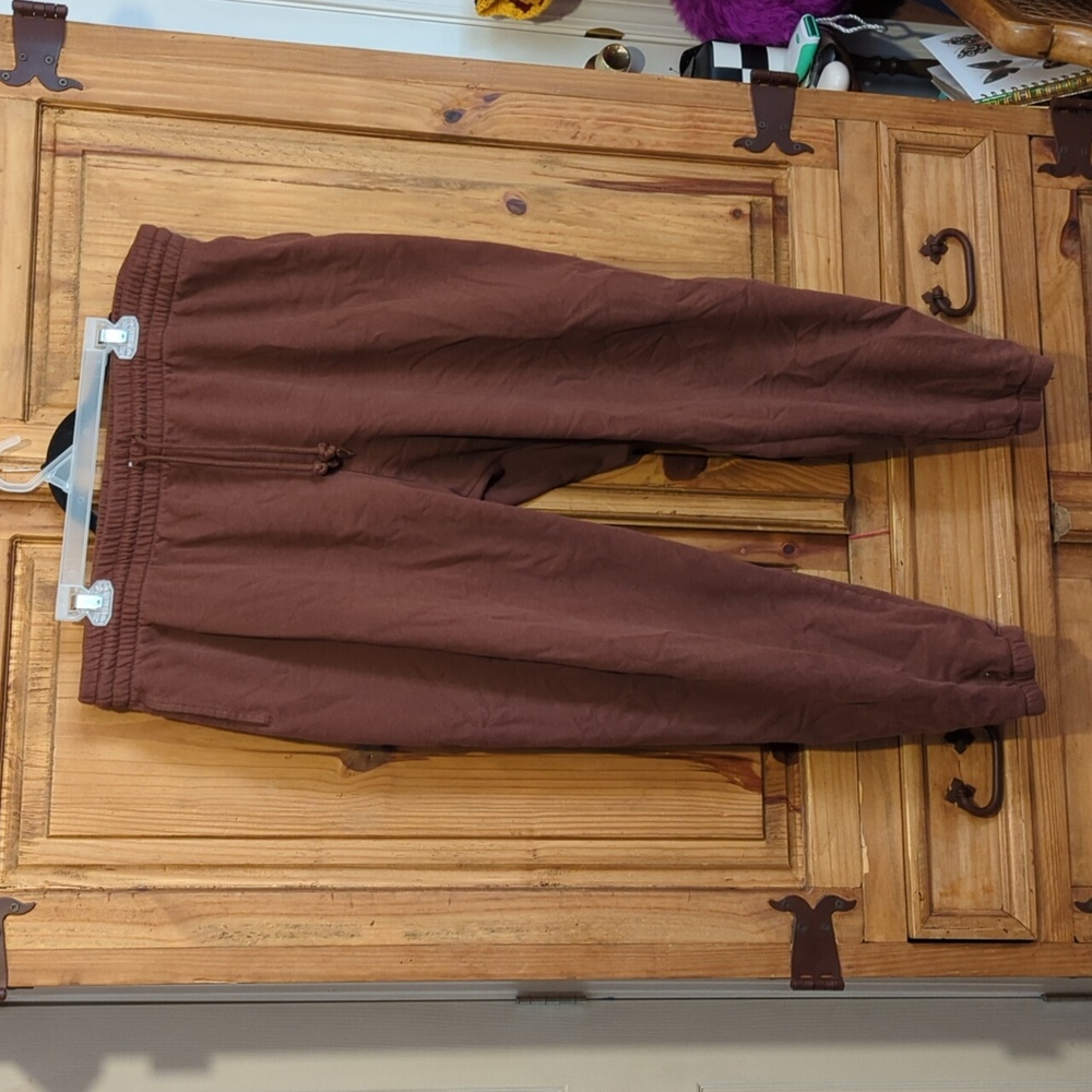 Brown jogger sweats